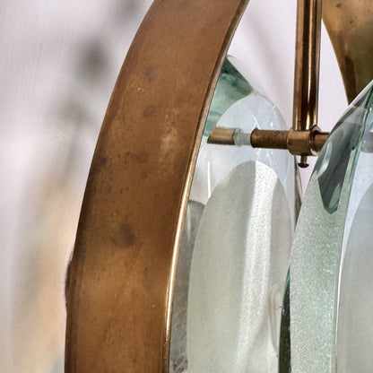 Pair of "Micro" Lamps by Max Ingrand for Fontana Arte, 1950s Sconces