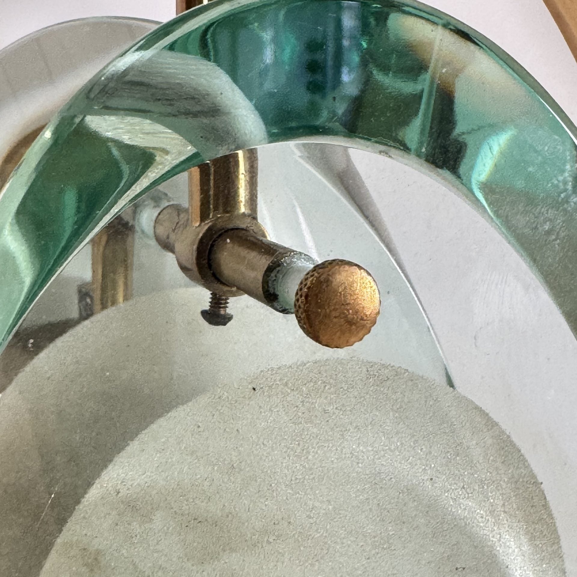 Pair of "Micro" Lamps by Max Ingrand for Fontana Arte, 1950s Sconces