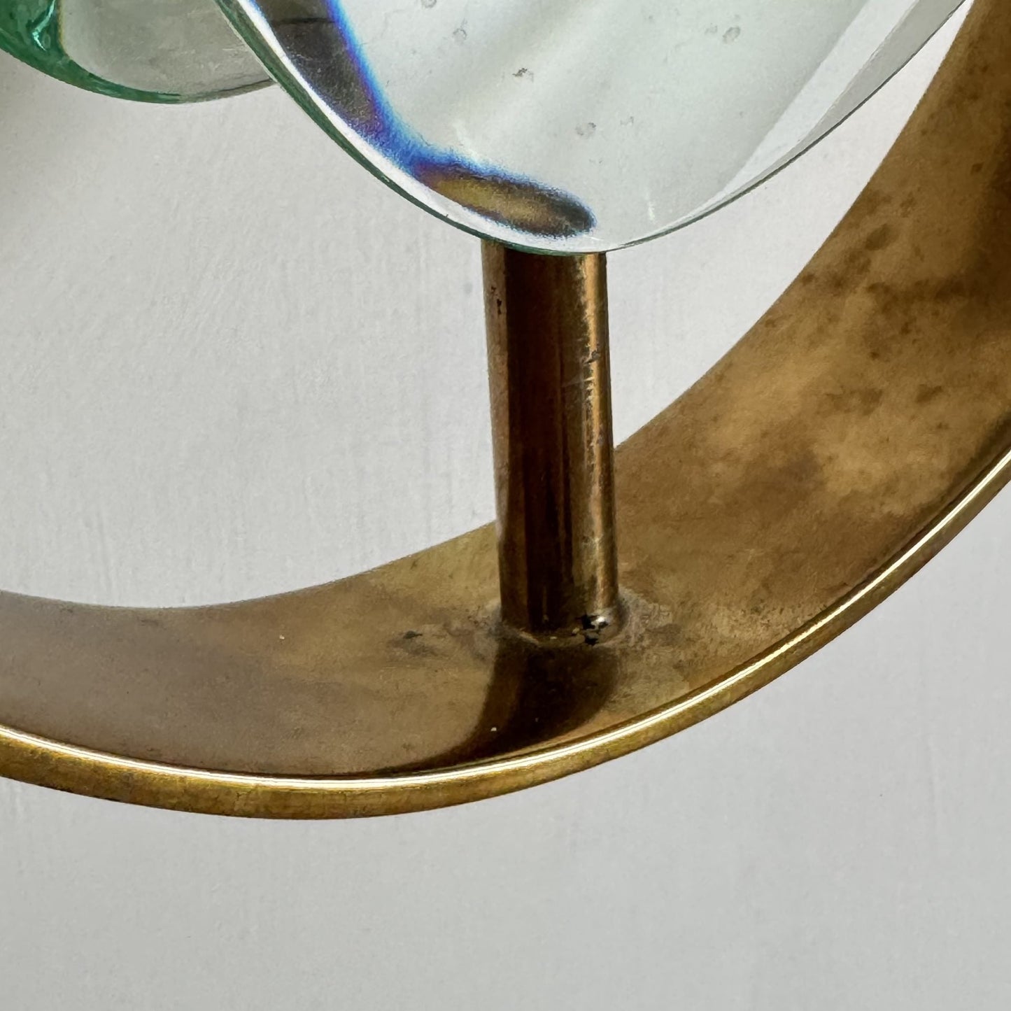 Pair of "Micro" Lamps by Max Ingrand for Fontana Arte, 1950s Sconces