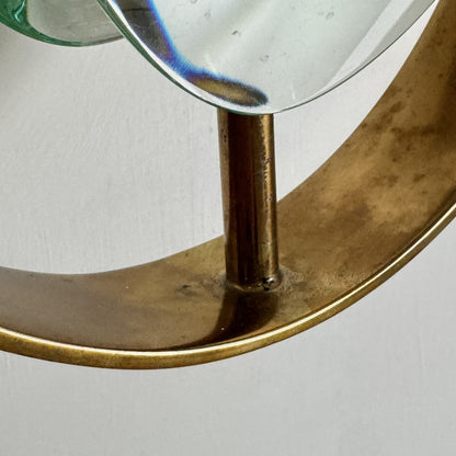 Pair of "Micro" Lamps by Max Ingrand for Fontana Arte, 1950s Sconces