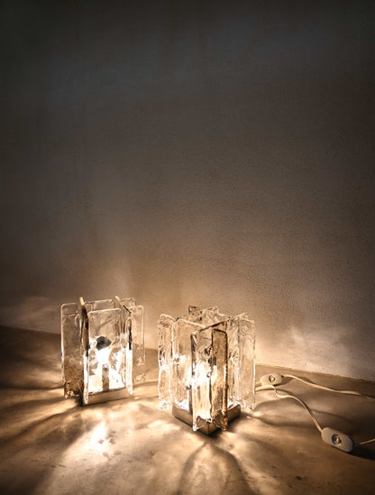 Mazzega Table Lamps by Mazzega, Italy, 1970s Table Lamps