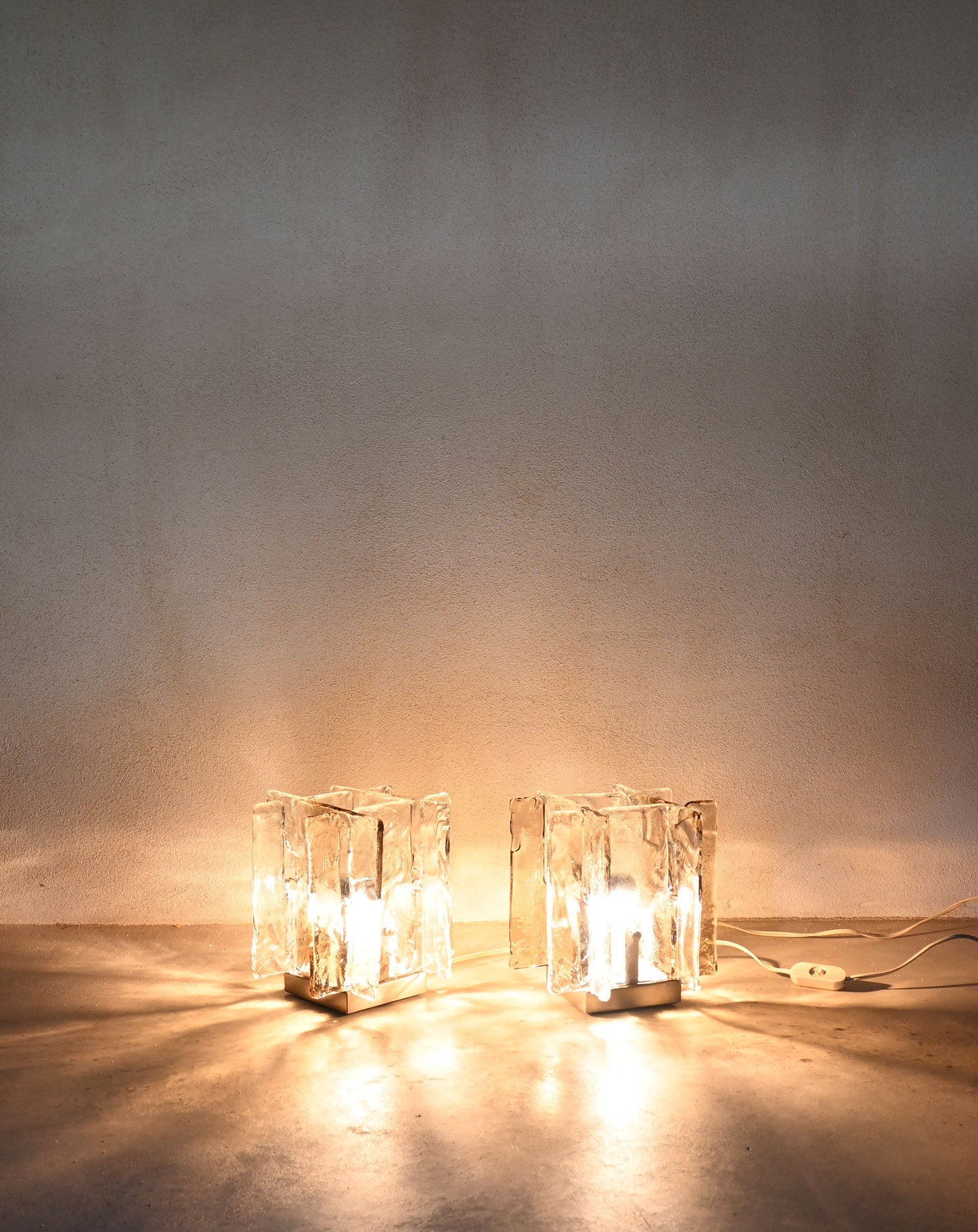 Mazzega Table Lamps by Mazzega, Italy, 1970s Table Lamps