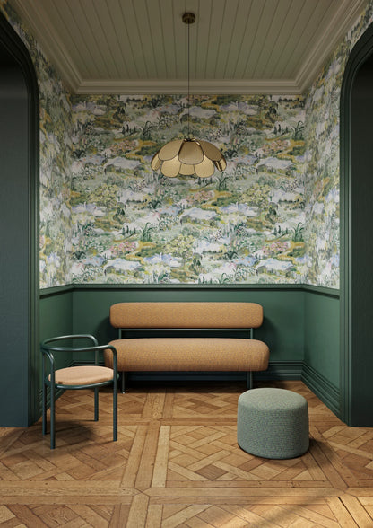 Meadow Wallpaper Linden - Artist Series by Laura Chautin Wallpaper