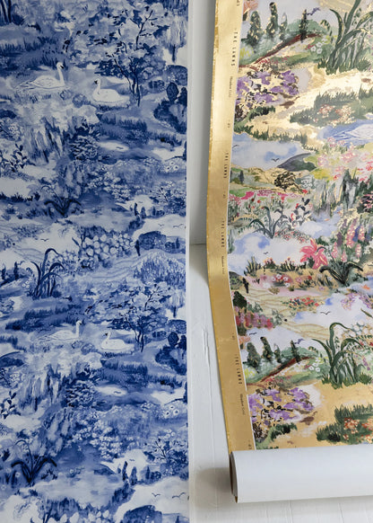 Meadow Wallpaper Linden - Artist Series by Laura Chautin Wallpaper