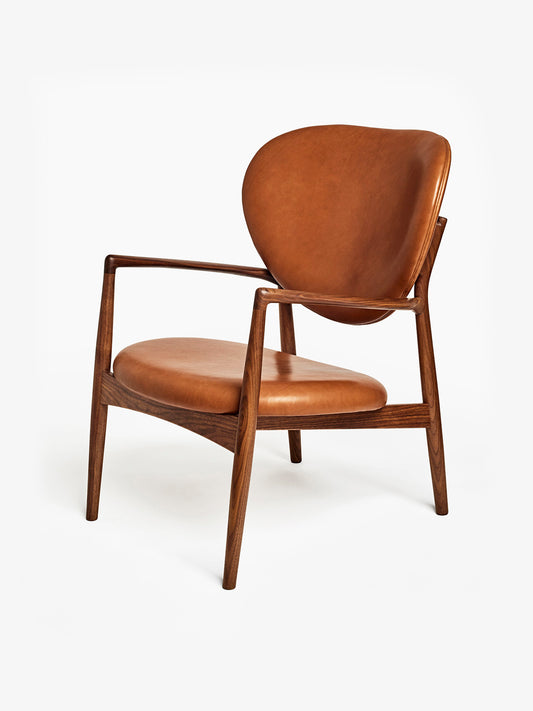 Medallion Chair 1952 Chais - Walnut - Cognac Leather