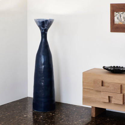 Melides Floor Light No2 in Navy Floor Lamps