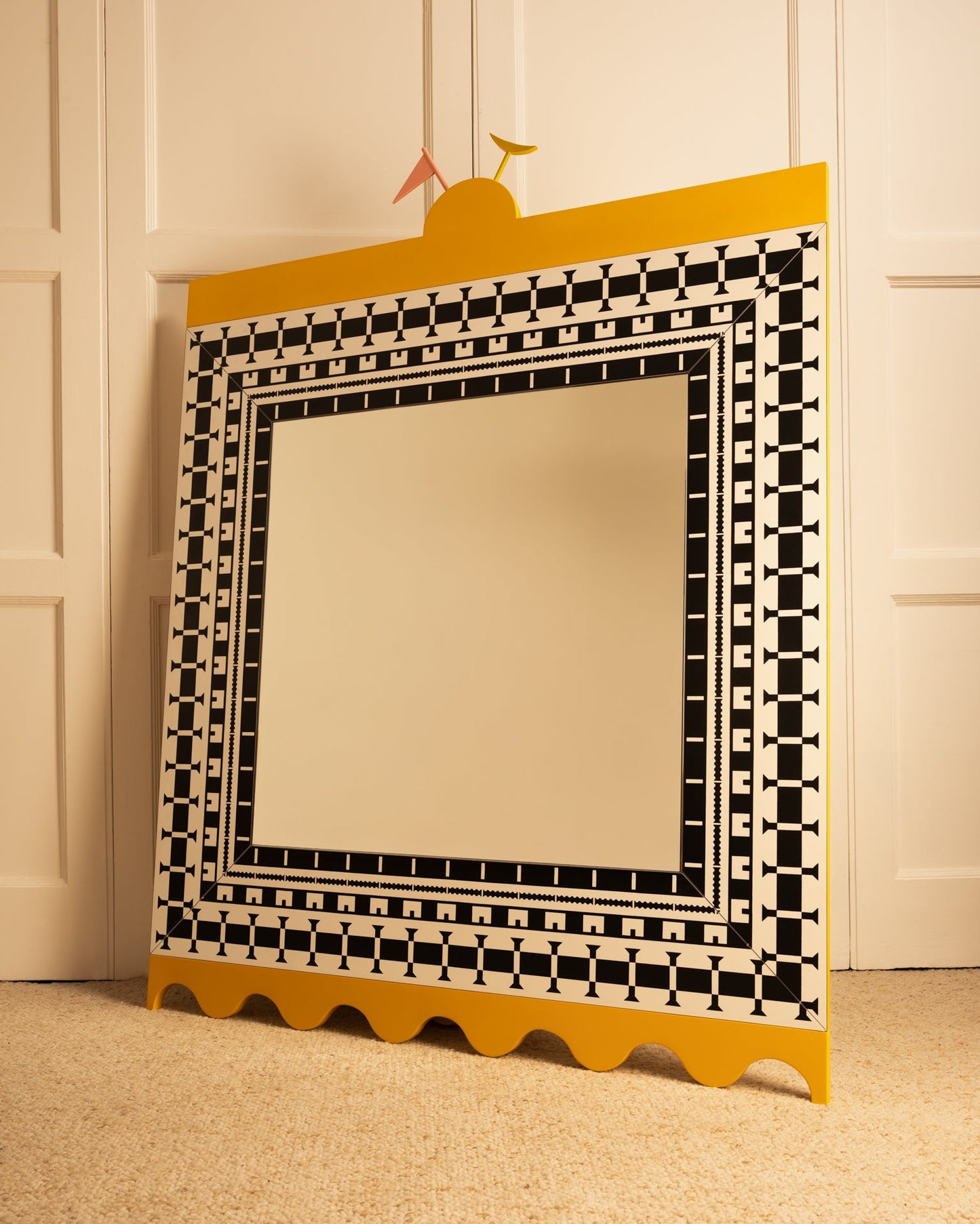 Ollo Wall Mirror by Alessandro Mendini for Museo Alchimia Mirrors