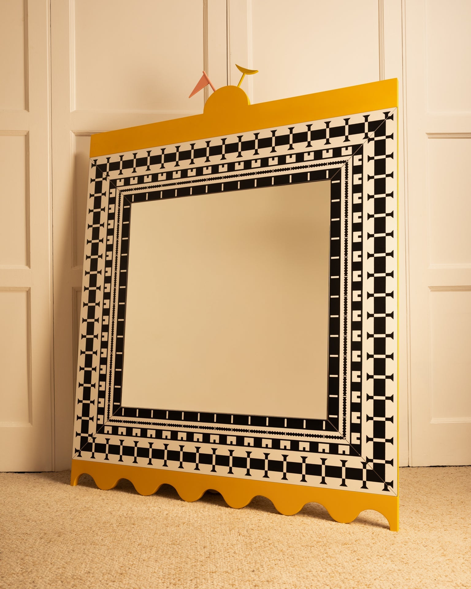 Ollo Wall Mirror by Alessandro Mendini for Museo Alchimia Mirrors