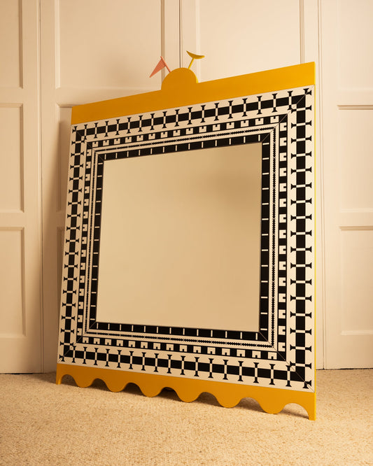 Ollo Wall Mirror by Alessandro Mendini for Museo Alchimia Mirrors