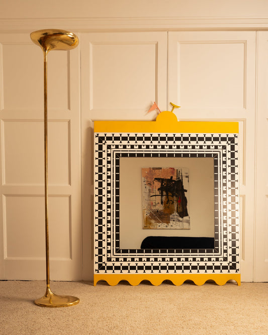 Ollo Wall Mirror by Alessandro Mendini for Museo Alchimia Mirrors