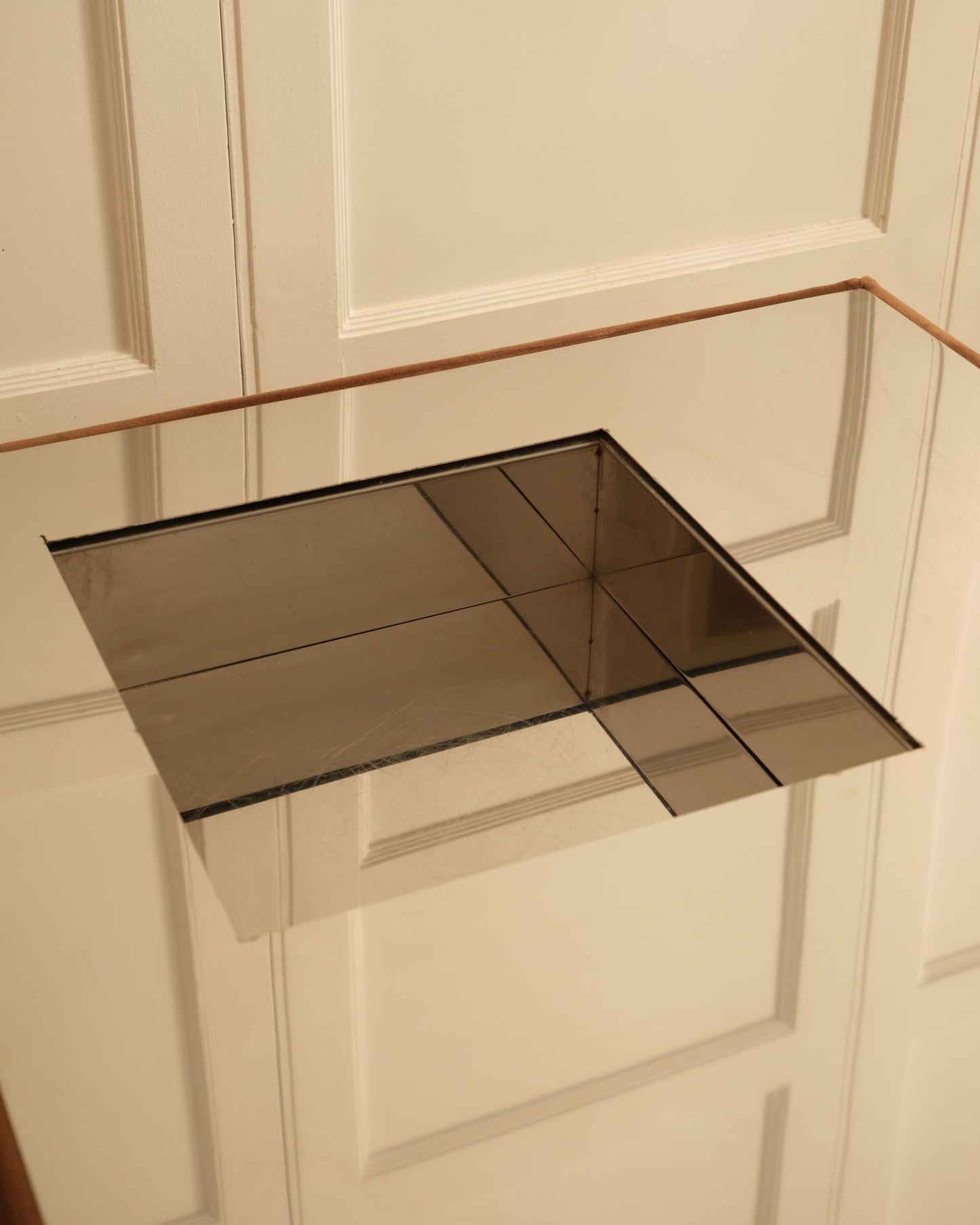 Metal & Velvet Coffee Table - Italy 1970s Coffee Tables