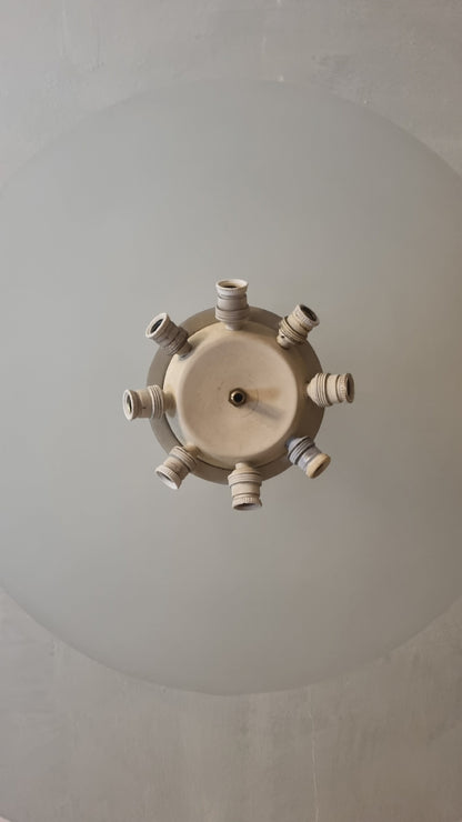 Mod. 1462A Large Ceiling Lamp by Max Ingrand for Fontana Arte, 1955 Flush Mounts