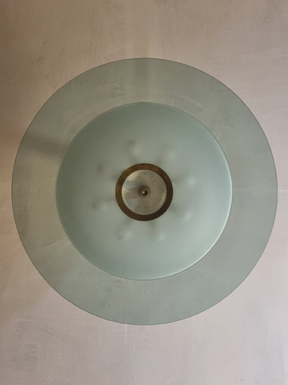 Mod. 1462A Large Ceiling Lamp by Max Ingrand for Fontana Arte, 1955 Flush Mounts