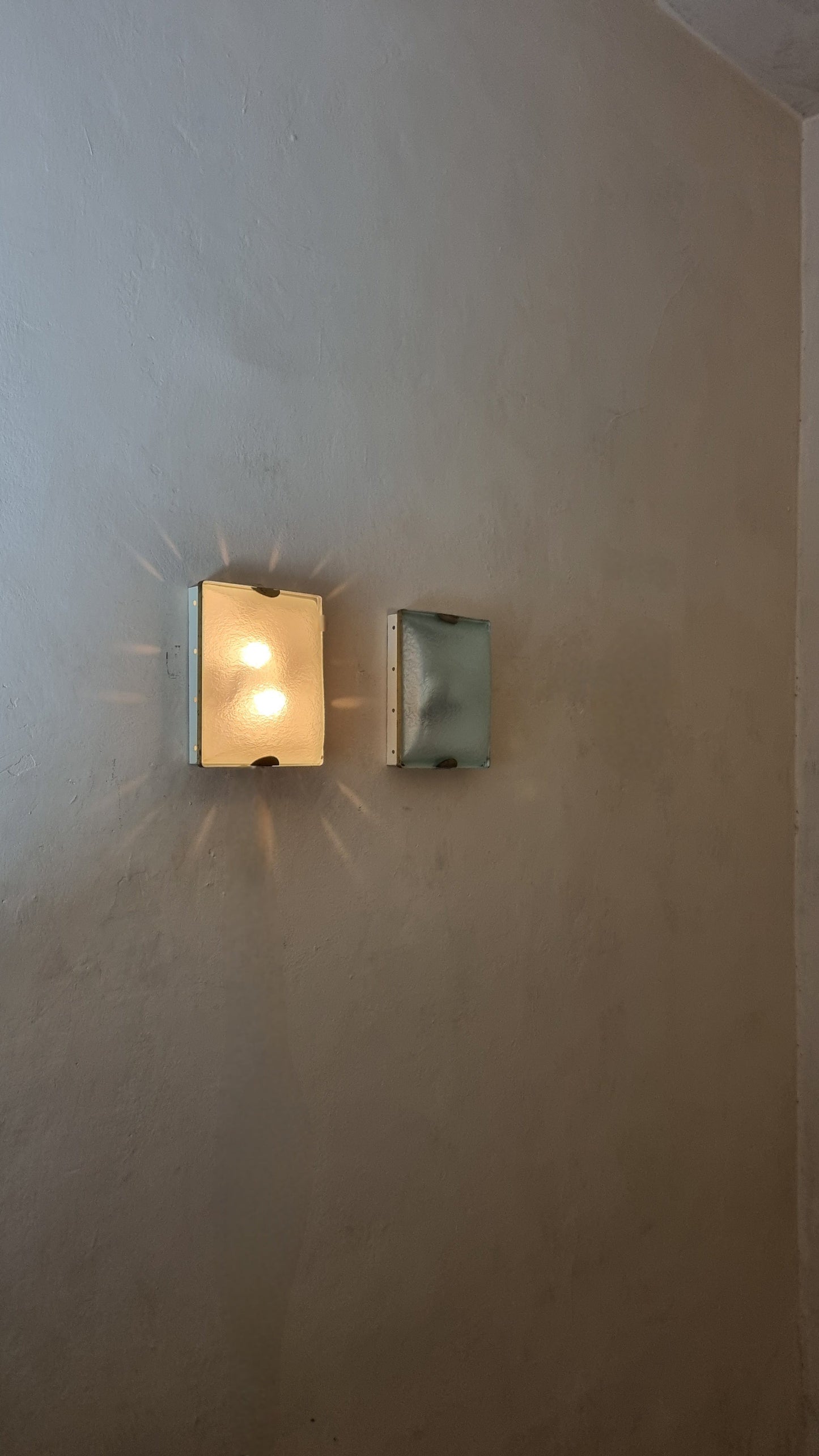 Mod. 1938 Wall Sconces Produced by Fontana Arte, 1968 Sconces