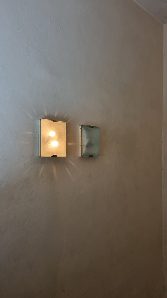 Mod. 1938 Wall Sconces Produced by Fontana Arte, 1968 Sconces