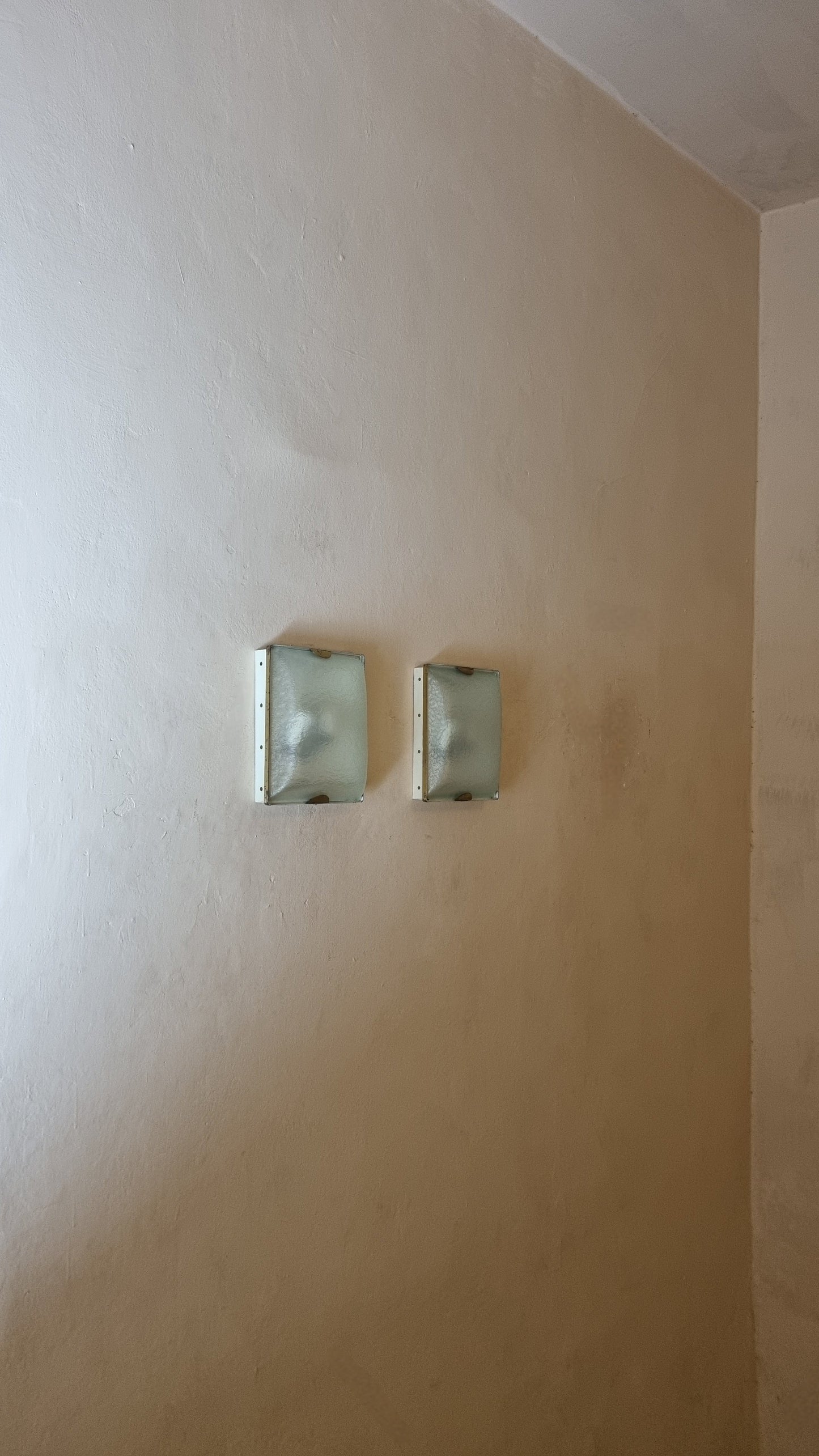 Mod. 1938 Wall Sconces Produced by Fontana Arte, 1968 Sconces