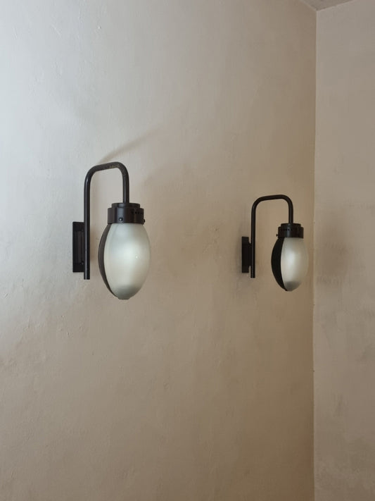 Mod. 3052 Ochetta Wall Sconces by Franco Albini and Franca Helg Sconces