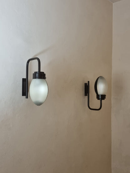 Mod. 3052 Ochetta Wall Sconces by Franco Albini and Franca Helg Sconces