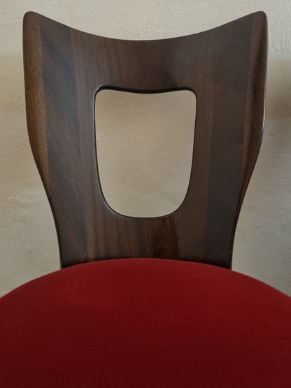 Mod. 7388 Set of 6 Chairs by Osvaldo Borsani for Arredamenti Borsani Varedo Dining Chairs