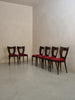 Mod. 7388 Set of 6 Chairs by Osvaldo Borsani for Arredamenti Borsani Varedo Dining Chairs
