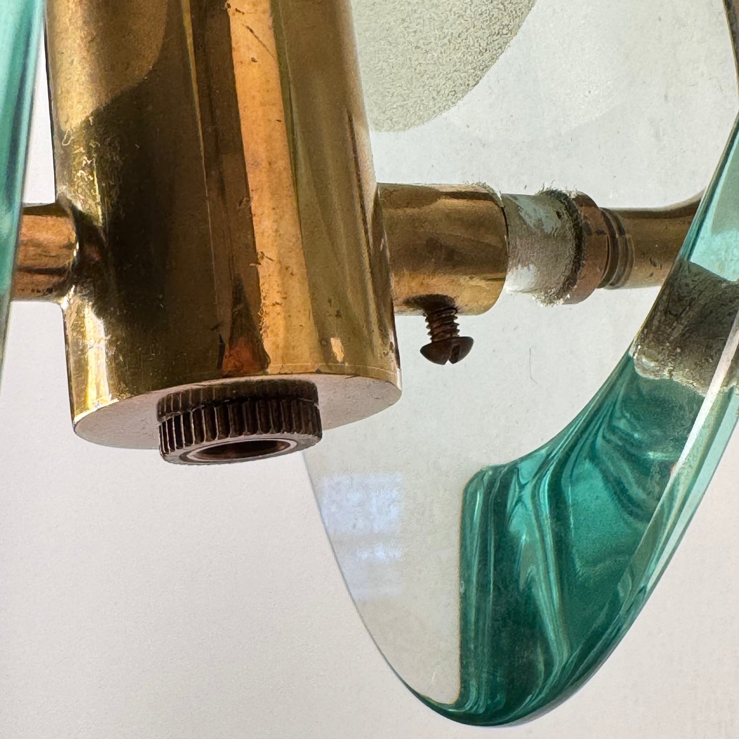 Pair of Model 2093 Wall Lights by Max Ingrand for Fontana Arte, 1960s Sconces