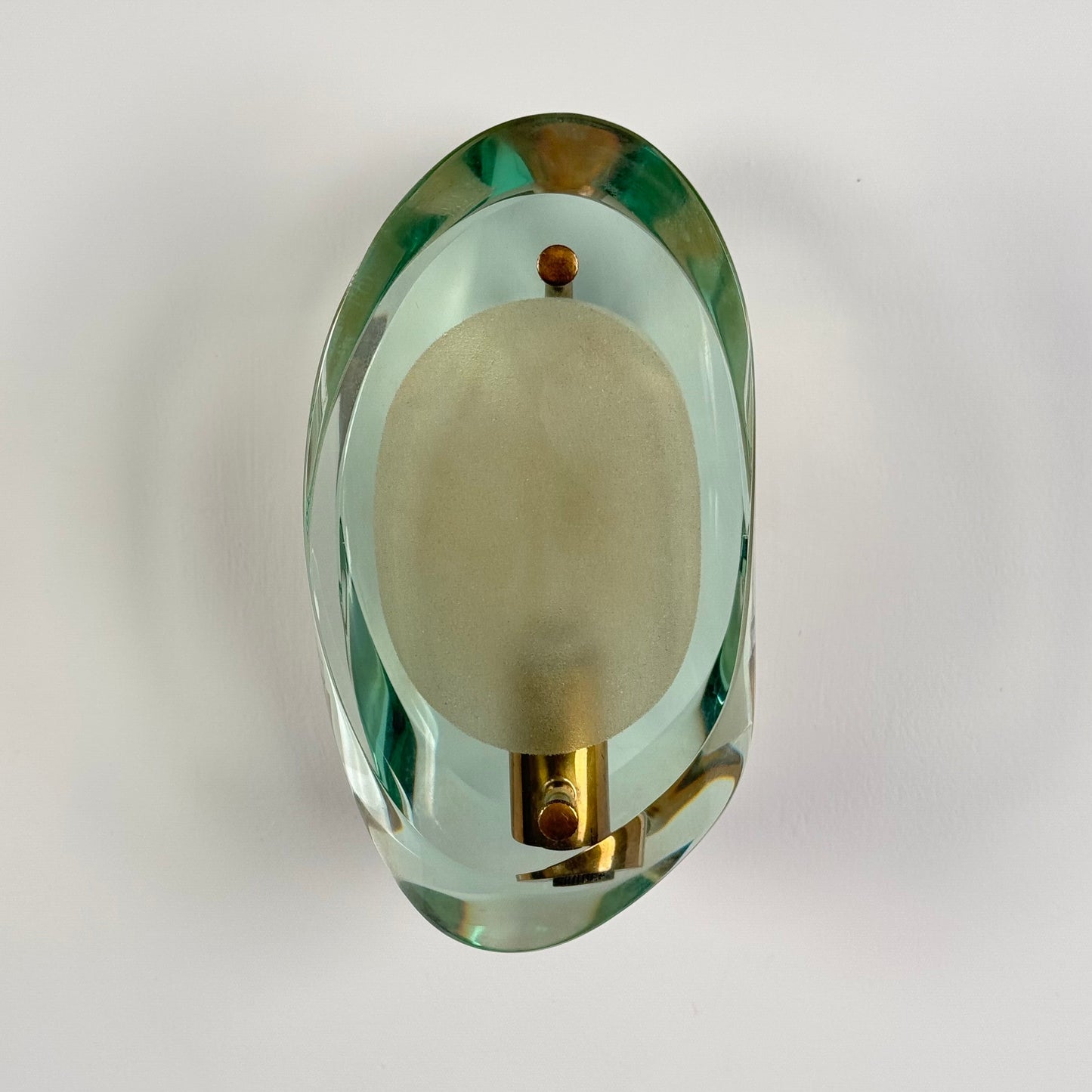 Pair of Model 2093 Wall Lights by Max Ingrand for Fontana Arte, 1960s Sconces