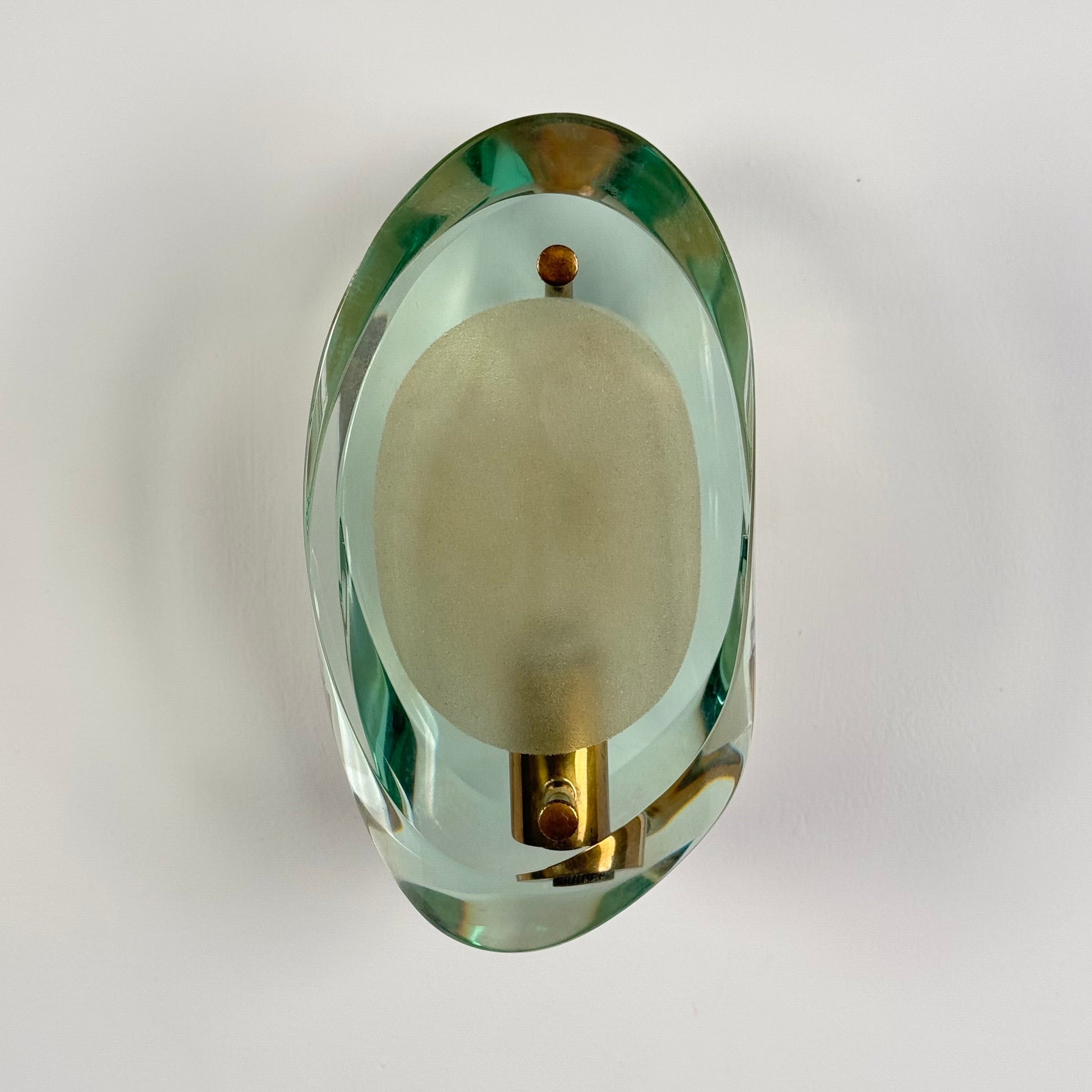 Pair of Model 2093 Wall Lights by Max Ingrand for Fontana Arte, 1960s Sconces