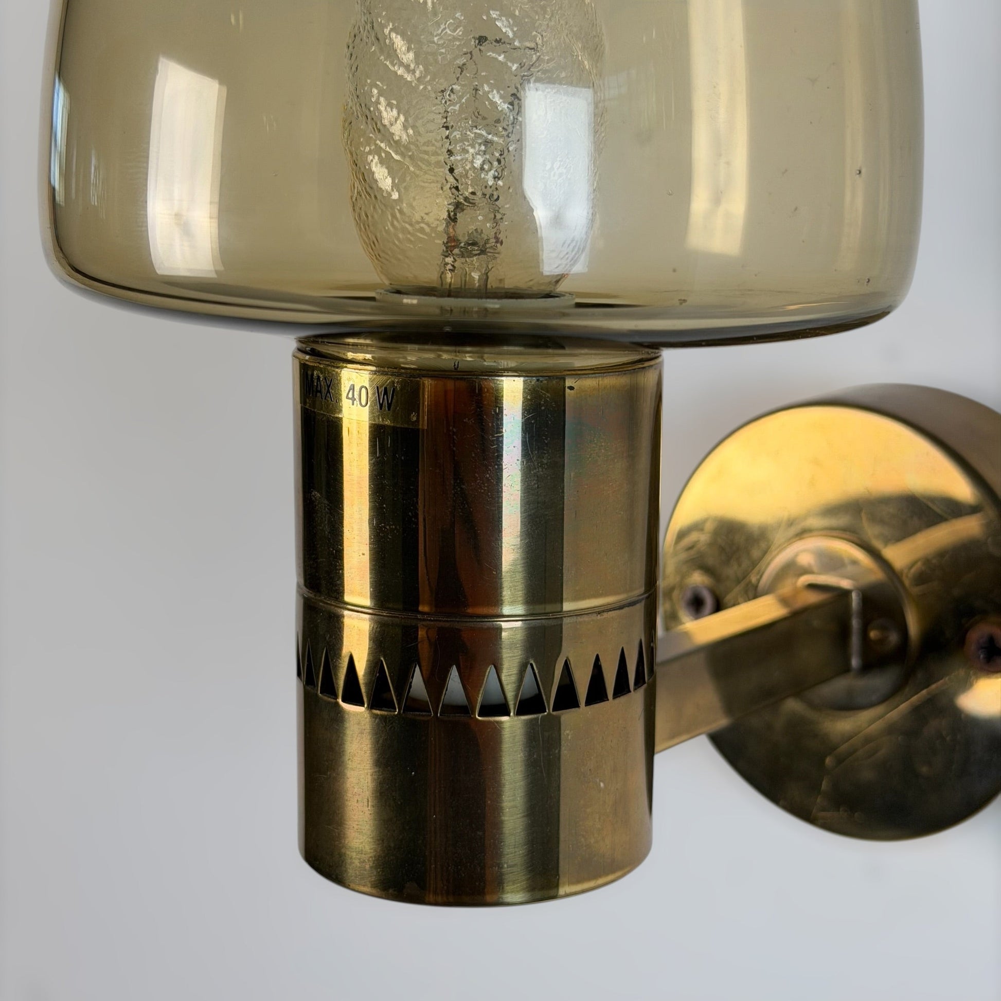 Pair of Model V-220 Wall Sconces by Hans-Agne Jakobsson for AB Markaryd, 1960s Sconces