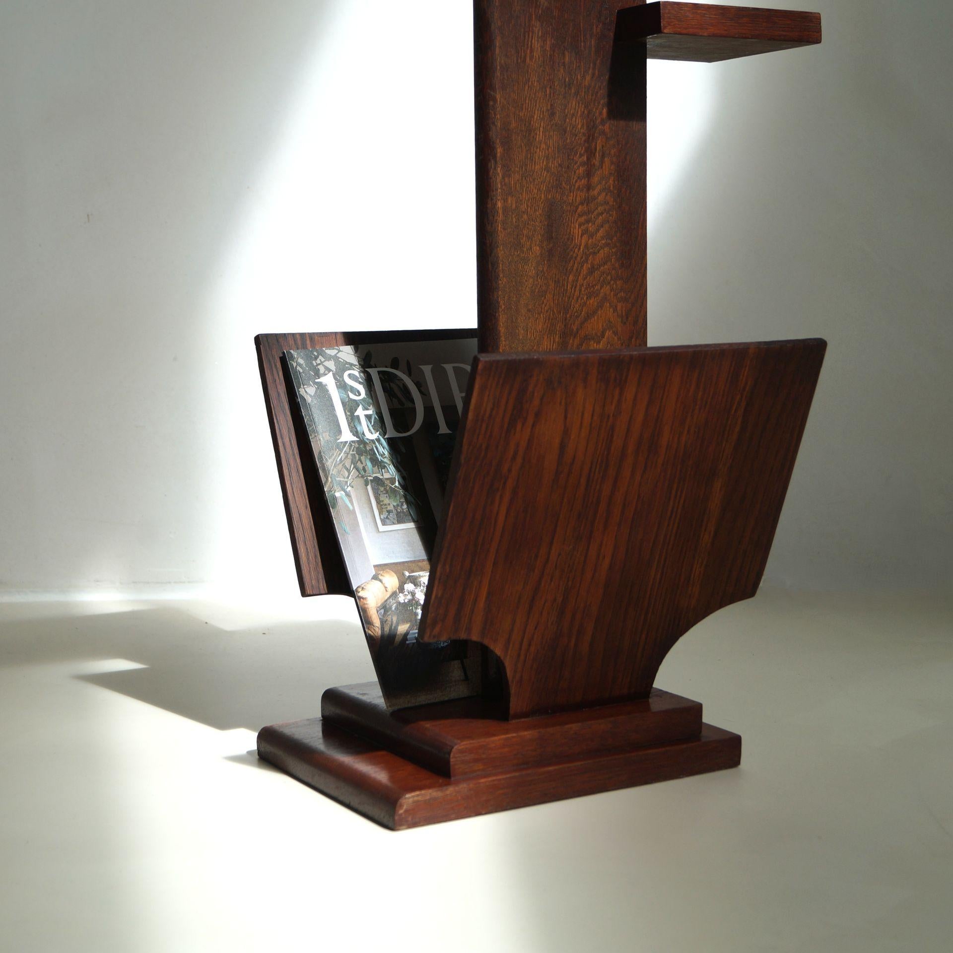 Modernist Dutch Art Deco Magazine Stand, 1920s Magazine Racks