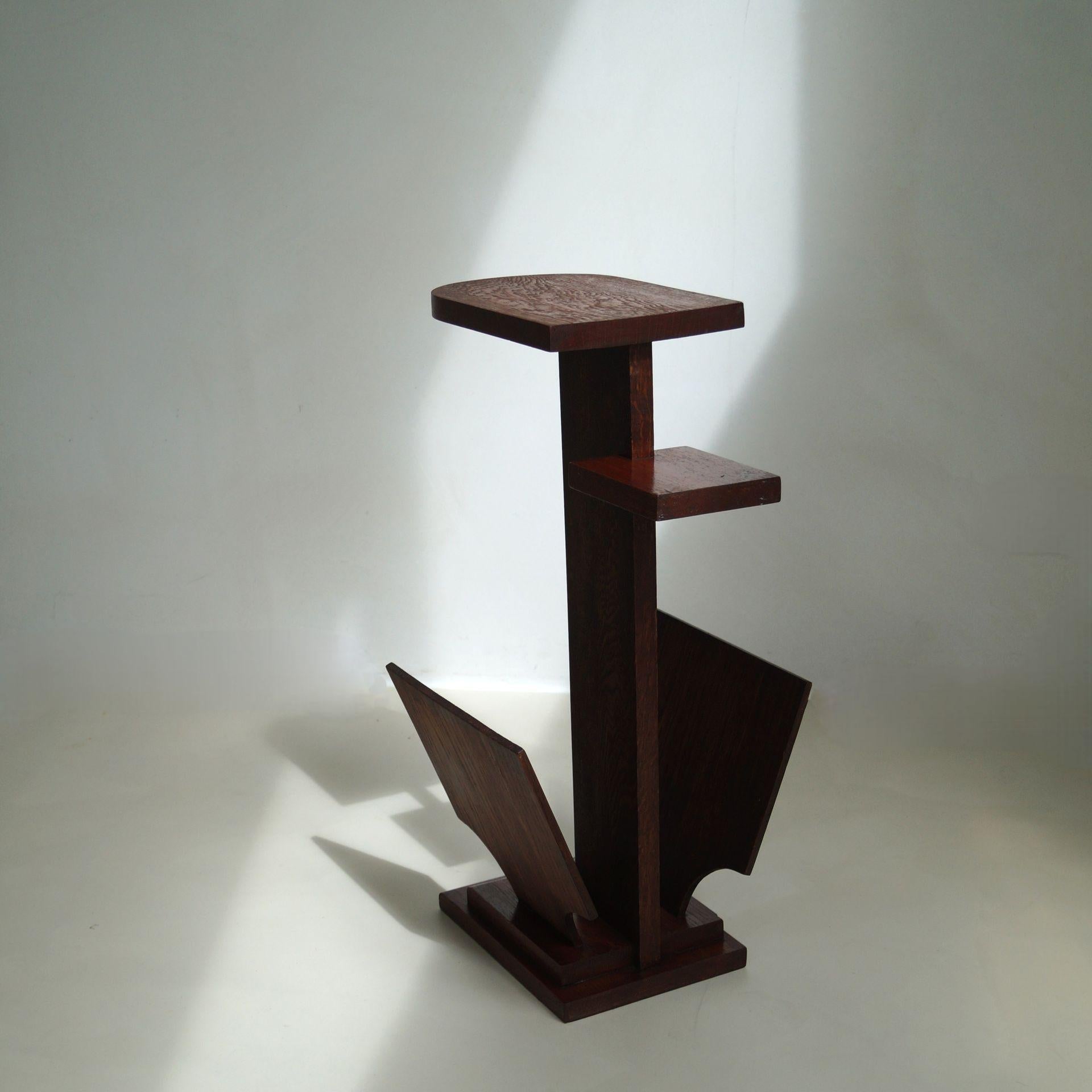 Modernist Dutch Art Deco Magazine Stand, 1920s Magazine Racks