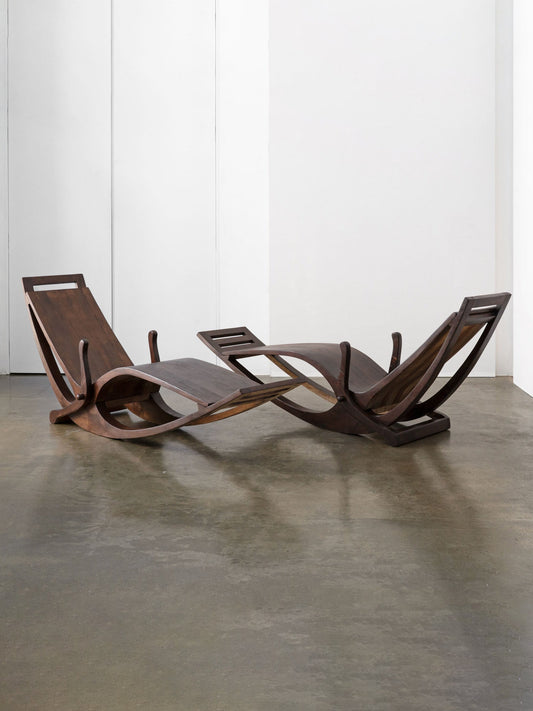 Modernist Garden Lounger Chaises