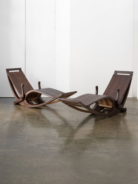 Modernist Garden Lounger Chaises