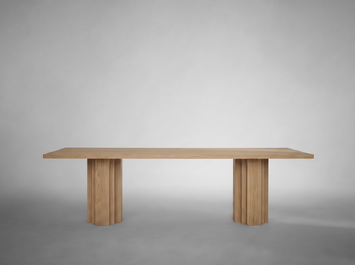 Brut Table by Mokko Amsterdam Dining Tables - Light Oak