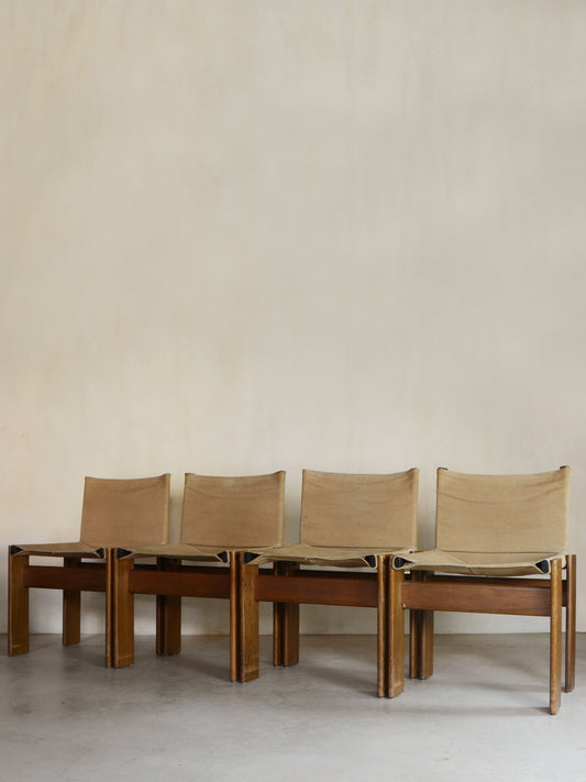 Monk Chairs by Tobia Scarpa for Molteni, 1969s Chairs