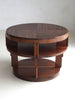Monumental Amsterdam School Table with Macassar Top, Dutch Art Deco, 1920s End Tables