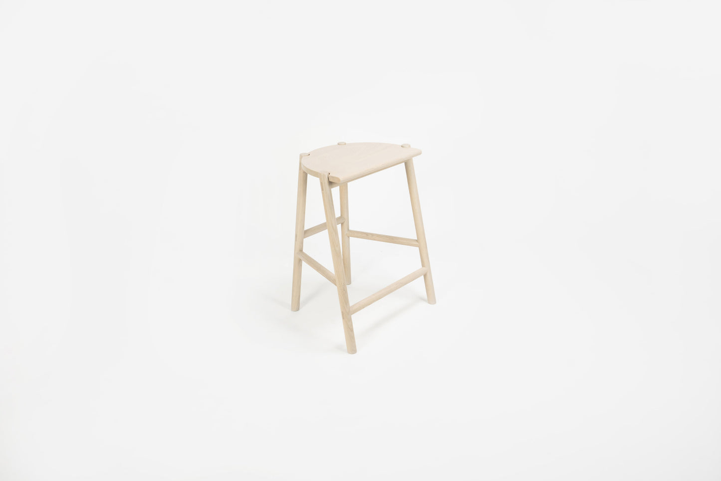 Moon Stool in Nude Counter Stools Bar Stools 