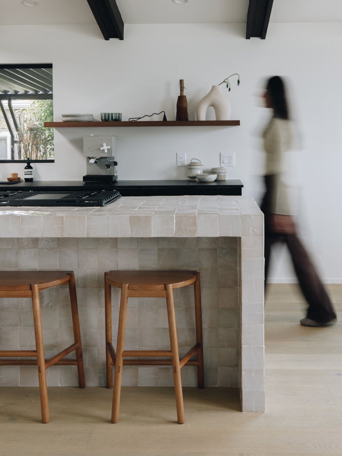 Moon Stool in Sienna Counter Stools Bar Stools 