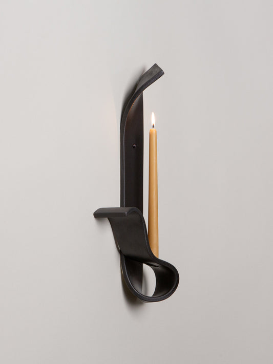 Moonara Candle Sconce, Left by SIN Candle Holders
