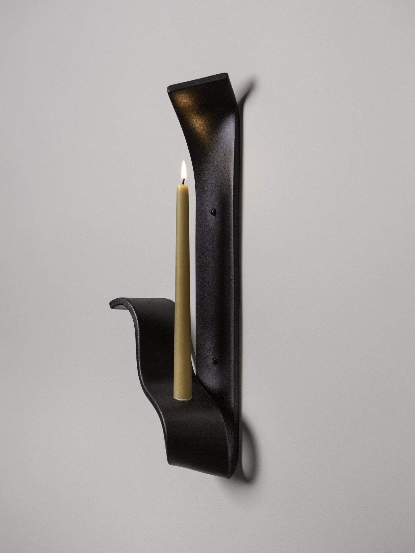 Moonara Candle Sconce, Left by SIN Candle Holders
