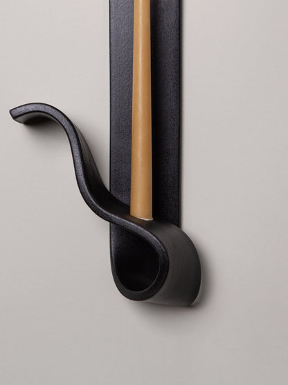 Moonara Candle Sconce, Left by SIN Candle Holders
