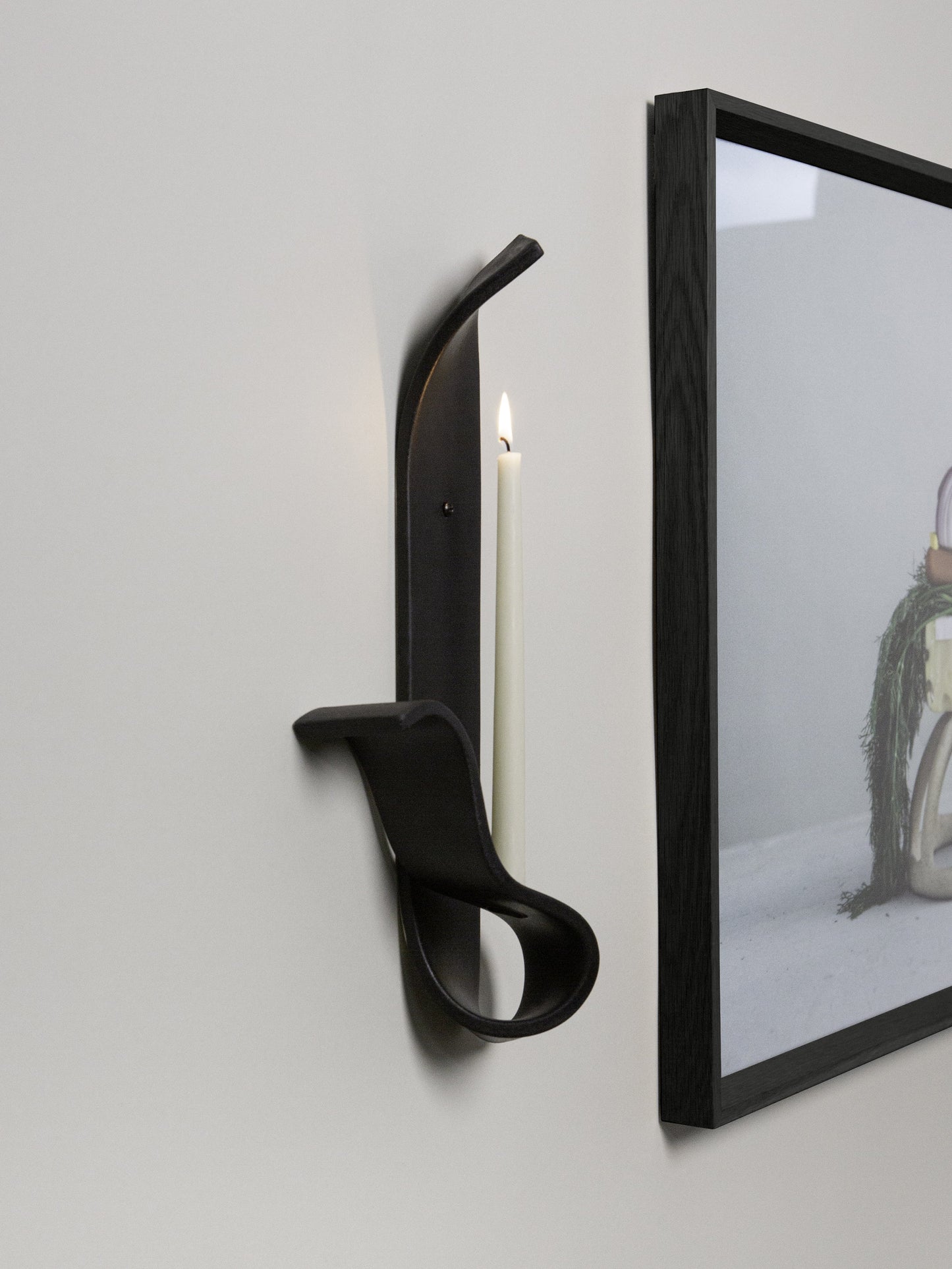 Moonara Candle Sconce, Left by SIN Candle Holders