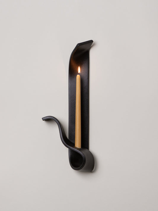 Moonara Candle Sconce, Left by SIN Candle Holders