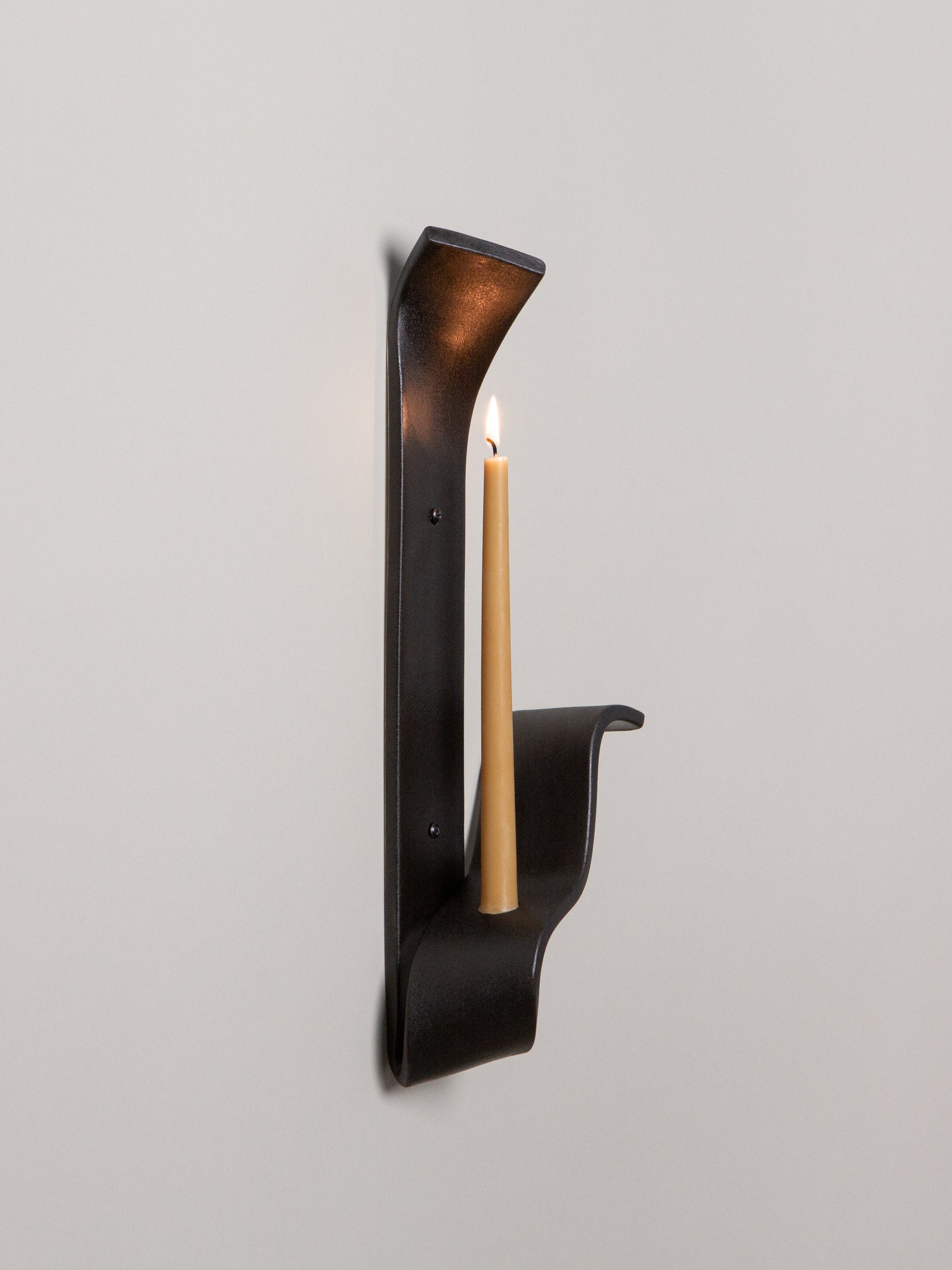 Moonara Candle Sconce, Right by SIN Candle Holders