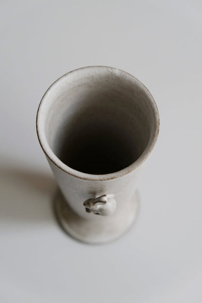 Moonrise Hopping Hare Narrow Vessel Vases