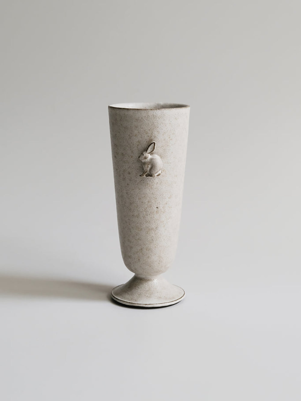 Moonrise Hopping Hare Narrow Vessel Vases