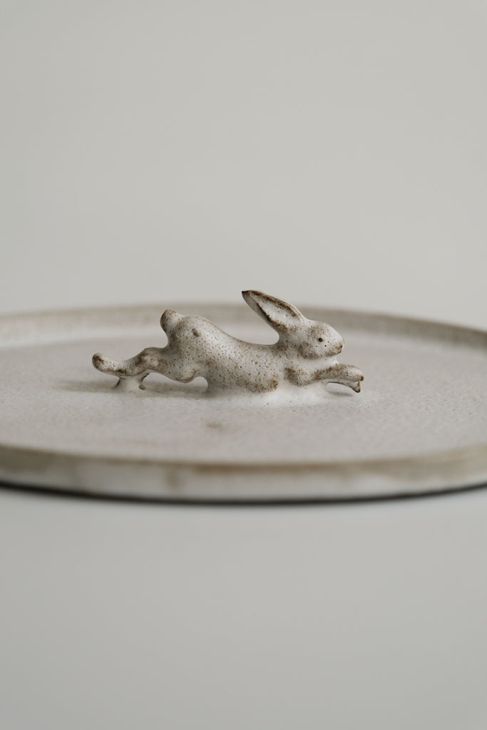 Moonrise Hopping Hare Plate, Run Trays
