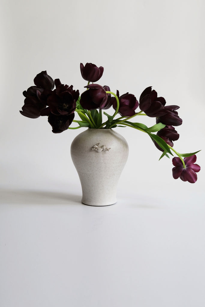 Moonrise Hopping Hare Vessel No.03 Vases