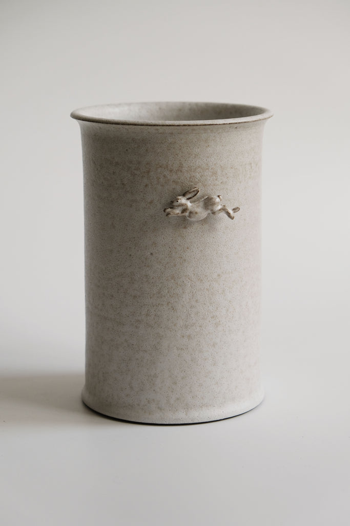 Moonrise Hopping Hare Vessel No.10 Vases