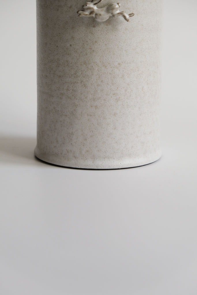 Moonrise Hopping Hare Vessel No.10 Vases