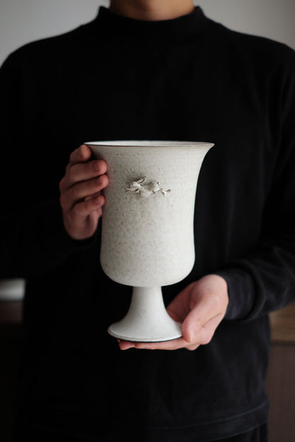 Moonrise Hopping Hare Vessel No.13 Vases
